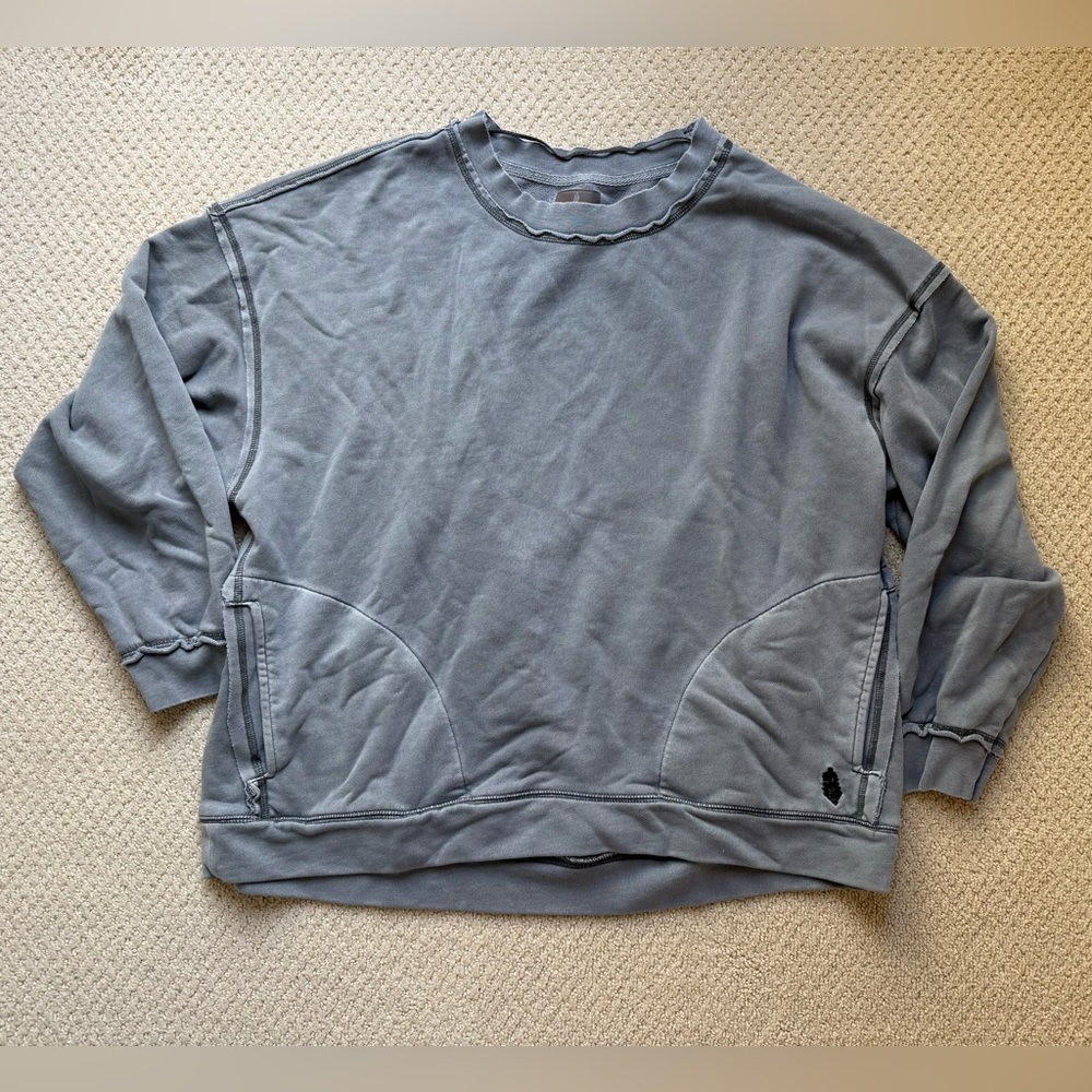 Free people grey sweatshirt